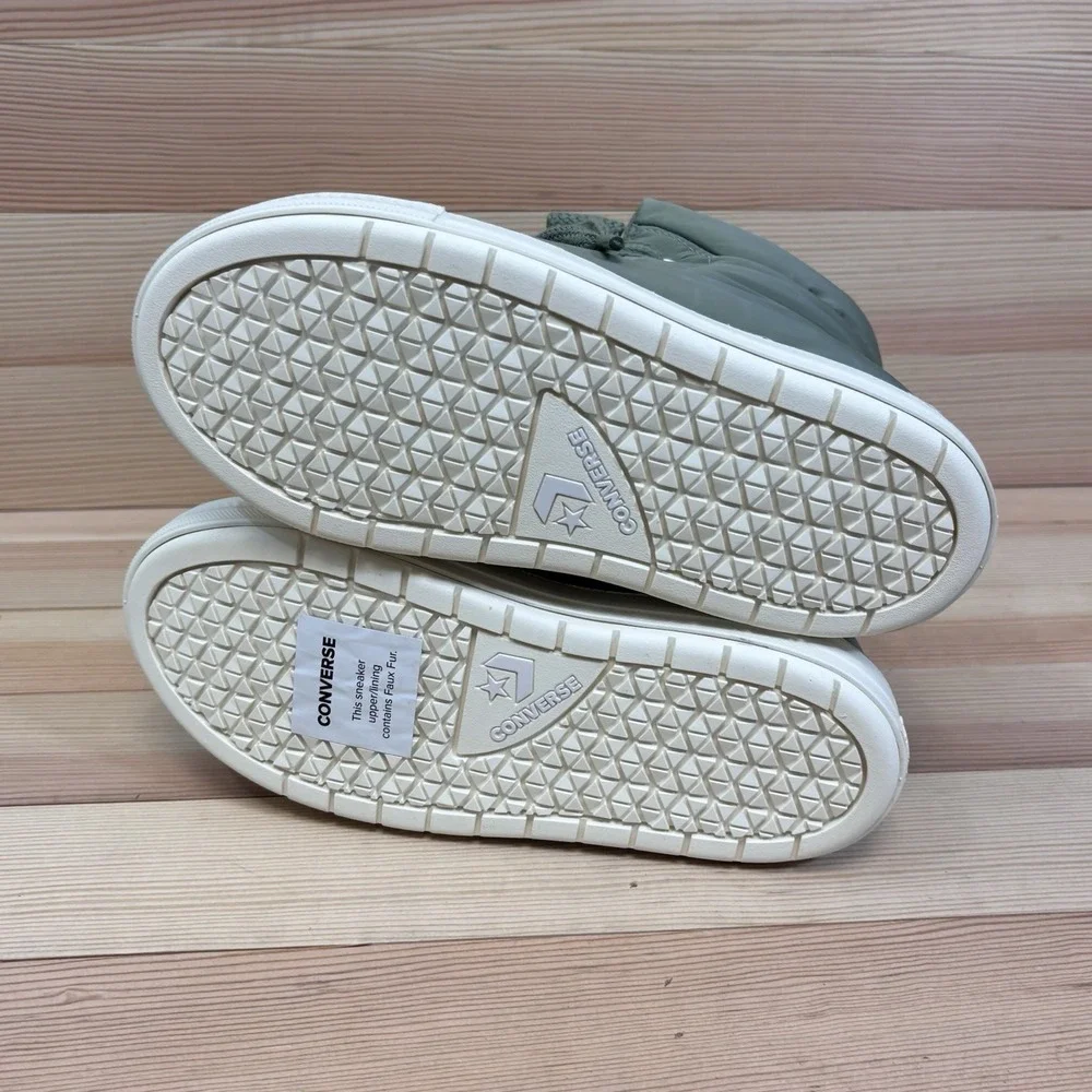 Converse CTAS Elements Boot Hi  Shoes Women Sz 7 Green Light Field Surplus